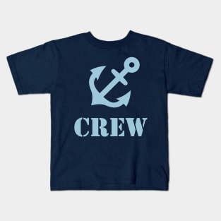 Crew (Anchor / Crew Complement / skyblue) Kids T-Shirt